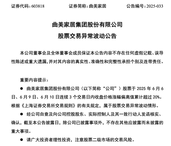 配资之家门户 曲美家居股价连涨，董事急出手套现！亏损阴影未散