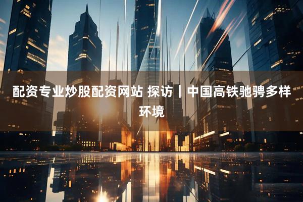 配资专业炒股配资网站 探访｜中国高铁驰骋多样环境